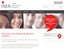 Tablet Screenshot of insight-management.org